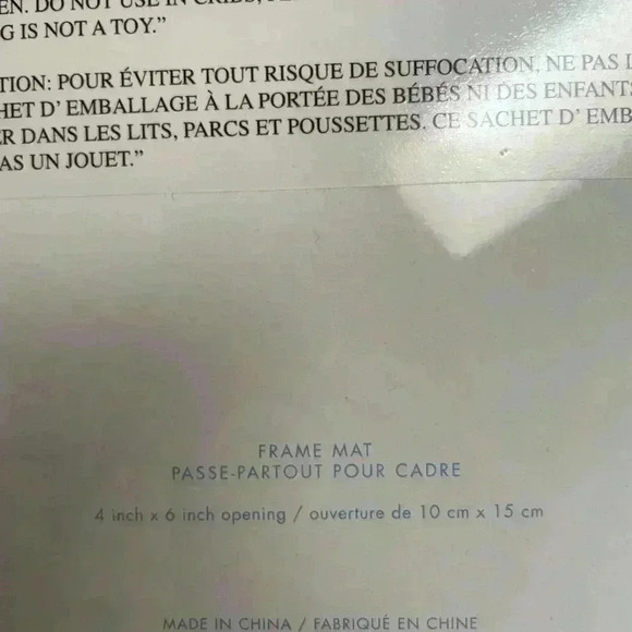 Pottery Barn Kids Navy White Frame Mats Set Of 2: 4x6 & 8x10 Opening - Picture 6 of 11